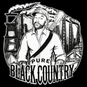 Pure Black Country Full Design - GD78 Softstyle® Ladies' V-Neck T-Shirt Design