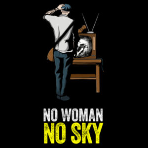 No Woman No Sky Design - GD78 Softstyle® Ladies' V-Neck T-Shirt Design