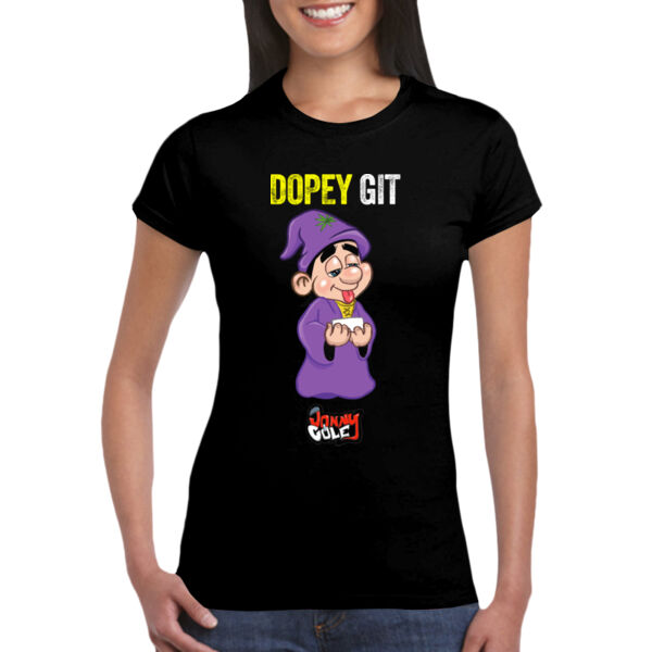 Dopey Git Design - GD72 Softstyle® Ladies' T-Shirt Thumbnail