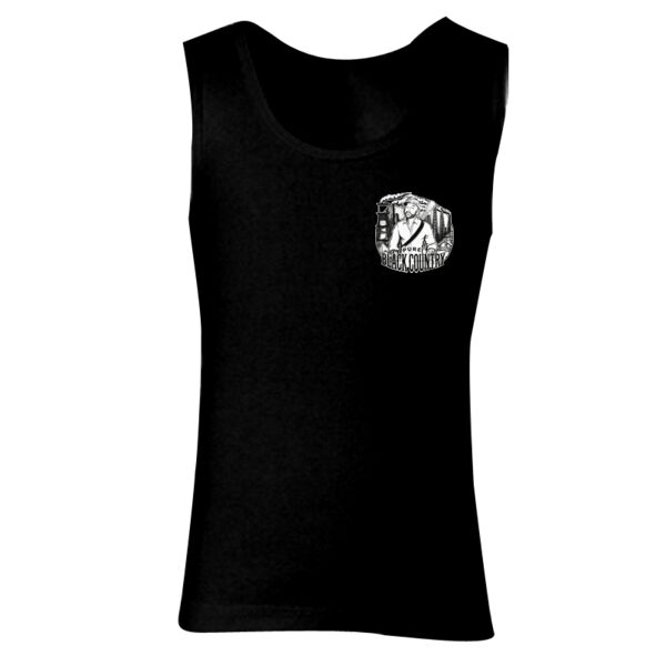Pure Black Country Pocket Design - GD77 Softstyle® Ladies' Tank Top Thumbnail