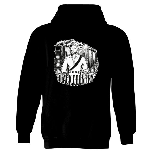 Pure Black Country Full Design - GD57 Heavy Blend™ Adult Hooded Sweatshirt Thumbnail