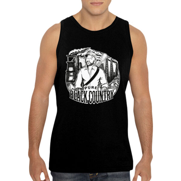 Pure Black Country Full Design - GD12 Softstyle® Adult Tank Top Thumbnail