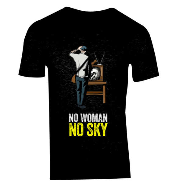 No Woman No Sky Design - GD10 Softstyle® Adult V-Neck T-Shirt Thumbnail