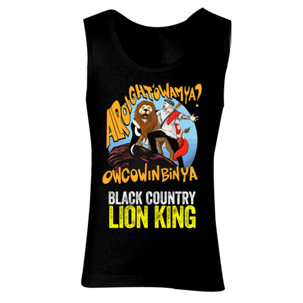 Black Country Lion King Design - GD77 Softstyle® Ladies' Tank Top Thumbnail