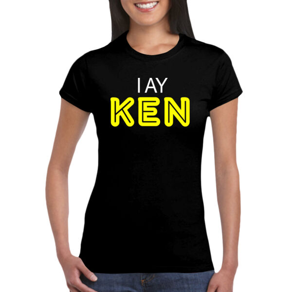 I Ay Ken Design - GD72 Softstyle® Ladies' T-Shirt Thumbnail