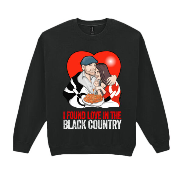 Love In The Black Country Design - GD56 Heavy Blend™ Adult Crewneck Sweatshirt Thumbnail