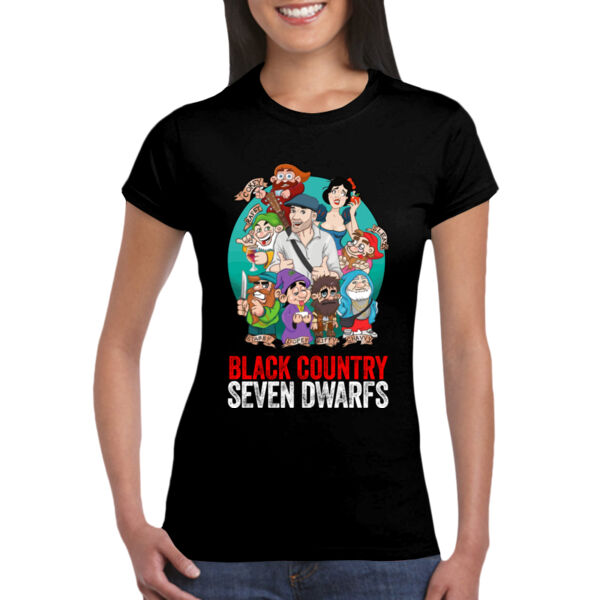 Black Country Seven Dwarfs Design - GD72 Softstyle® Ladies' T-Shirt Thumbnail