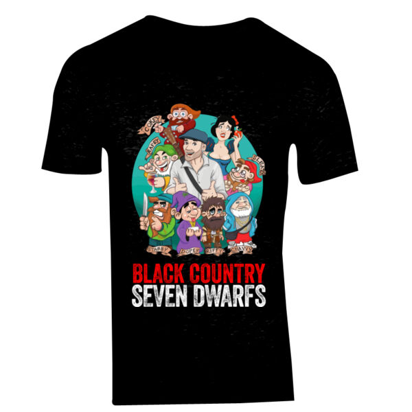 Black Country Seven Dwarfs Design - GD10 Softstyle® Adult V-Neck T-Shirt Thumbnail